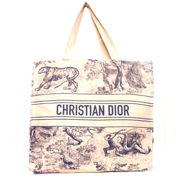 Christian Dior Canvas Linen Tote Bag New 🆕 - Picture 8 of 8